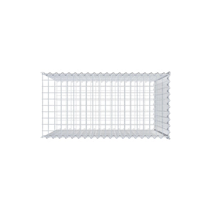 Grown-on gabion type 2 100 cm x 90 cm x 50 cm (L x H x D), mesh size 5 cm x 5 cm, spiral