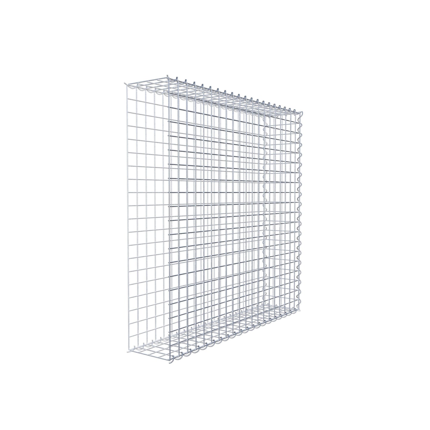Add-on schanskorf type 2 100 cm x 100 cm x 20 cm (L x H x D), maaswijdte 5 cm x 5 cm, spiraalvormig