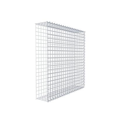 Add-on schanskorf type 2 100 cm x 100 cm x 20 cm (L x H x D), maaswijdte 5 cm x 5 cm, spiraalvormig