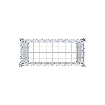 Gavión adicional tipo 3 50 cm x 50 cm x 20 cm (L x A x P), malla 5 cm x 5 cm, en espiral