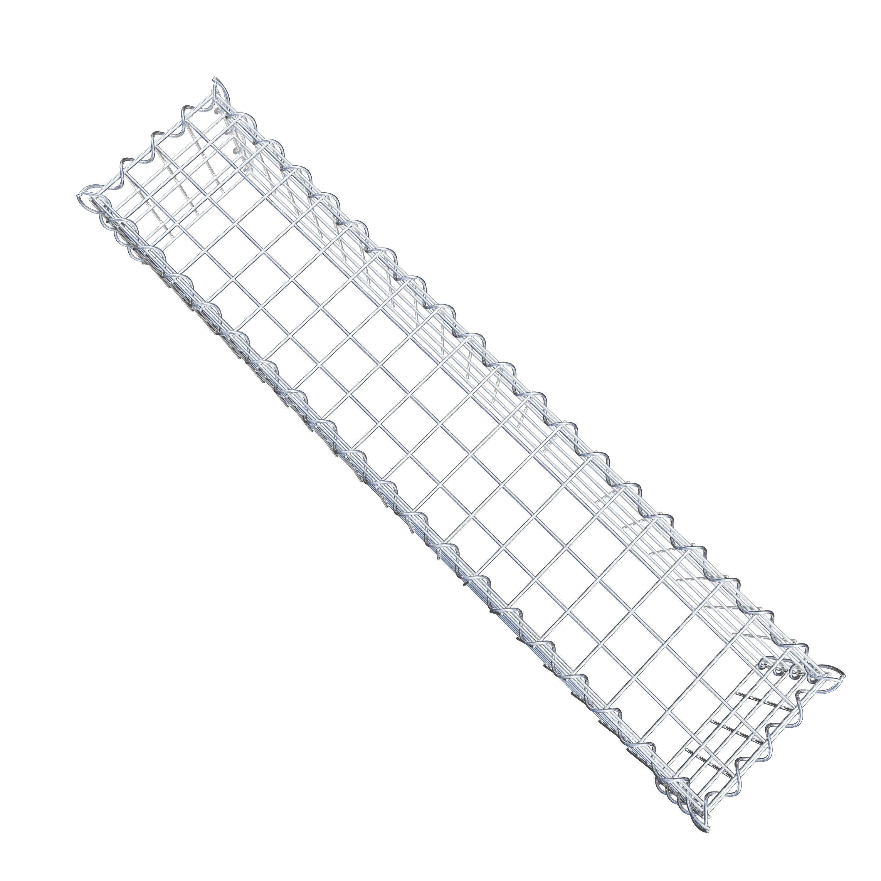 Gabião tipo 3 100 cm x 20 cm x 20 cm (C x A x P), malhagem 5 cm x 5 cm, espiral