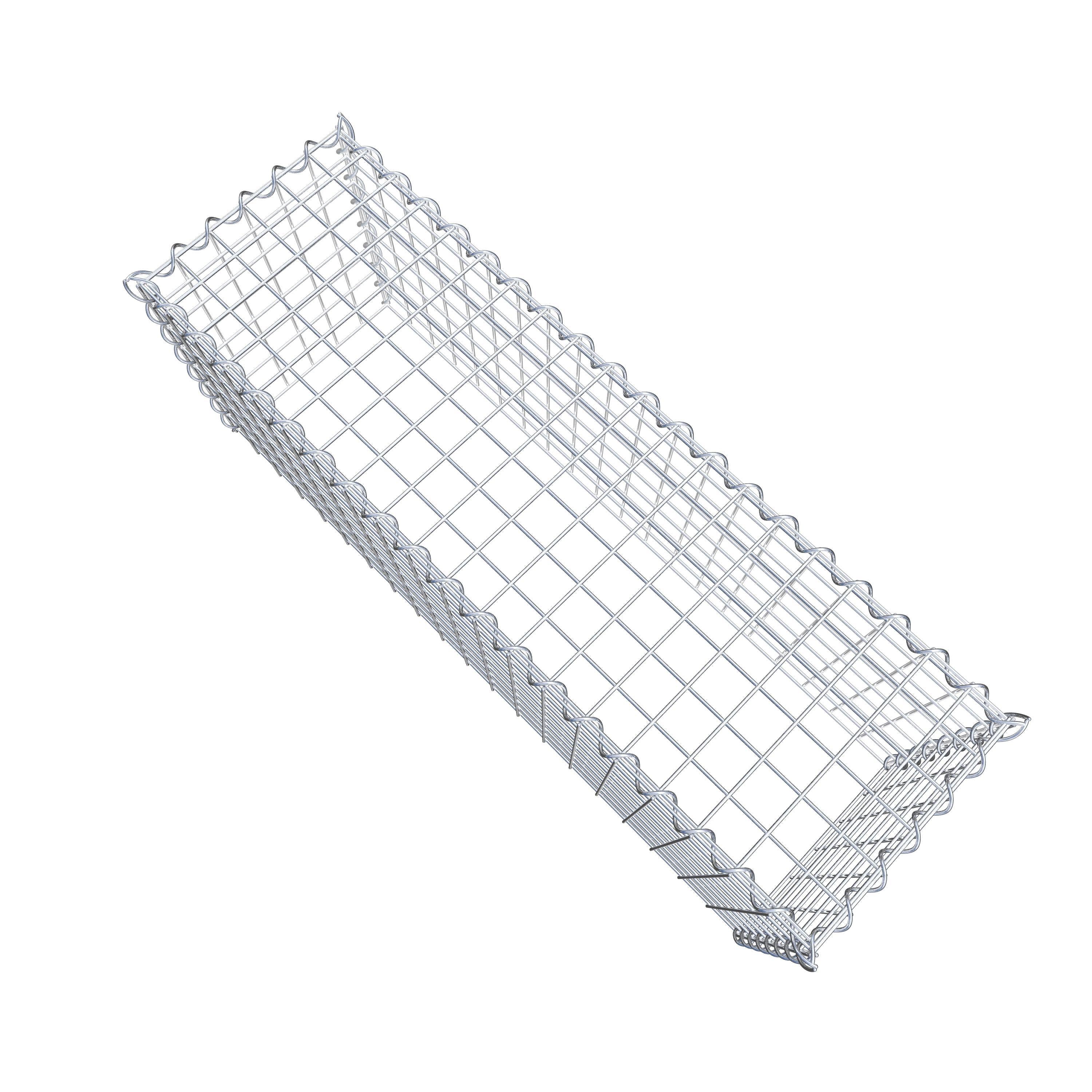 Grown-on gabion type 3 100 cm x 40 cm x 30 cm (L x H x D), mesh size 5 cm x 5 cm, spiral