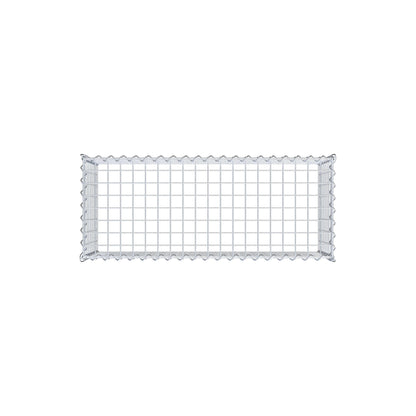 Gabion rapporté type 3 100 cm x 40 cm x 40 cm (L x H x P), mailles 5 cm x 5 cm, spirale