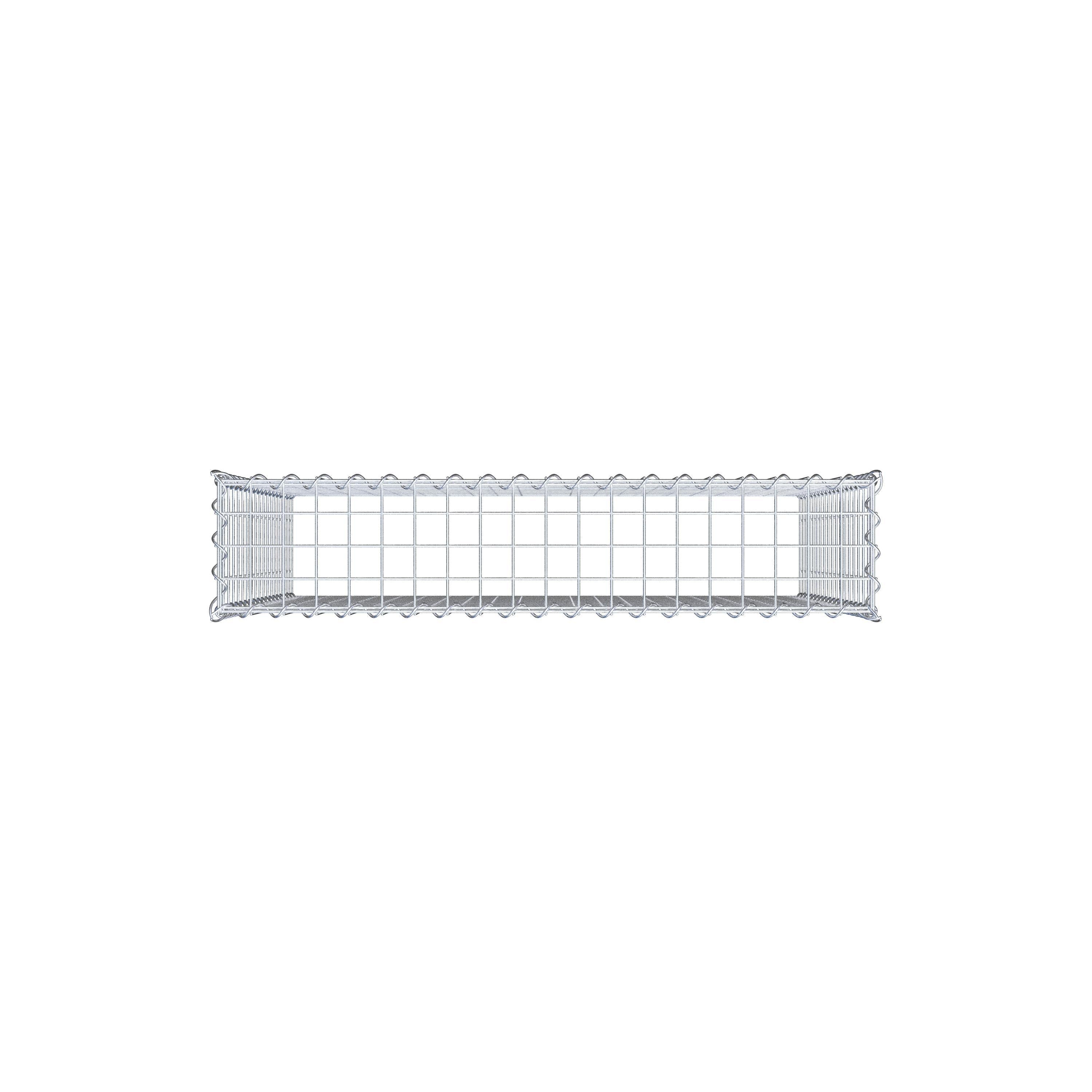 Gabbione aggiuntivo tipo 3 100 cm x 90 cm x 20 cm (L x H x P), dimensione maglia 5 cm x 5 cm, a spirale