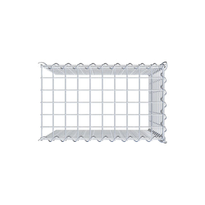 Grown-on gabion type 4 50 cm x 50 cm x 30 cm (L x H x D), mesh size 5 cm x 5 cm, spiral