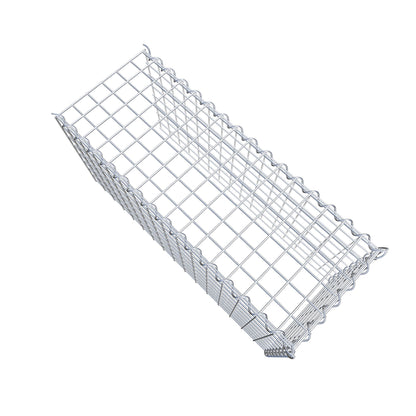 Opvokset gabion type 4 80 cm x 40 cm x 30 cm (L x H x D), maskestørrelse 5 cm x 5 cm, spiral