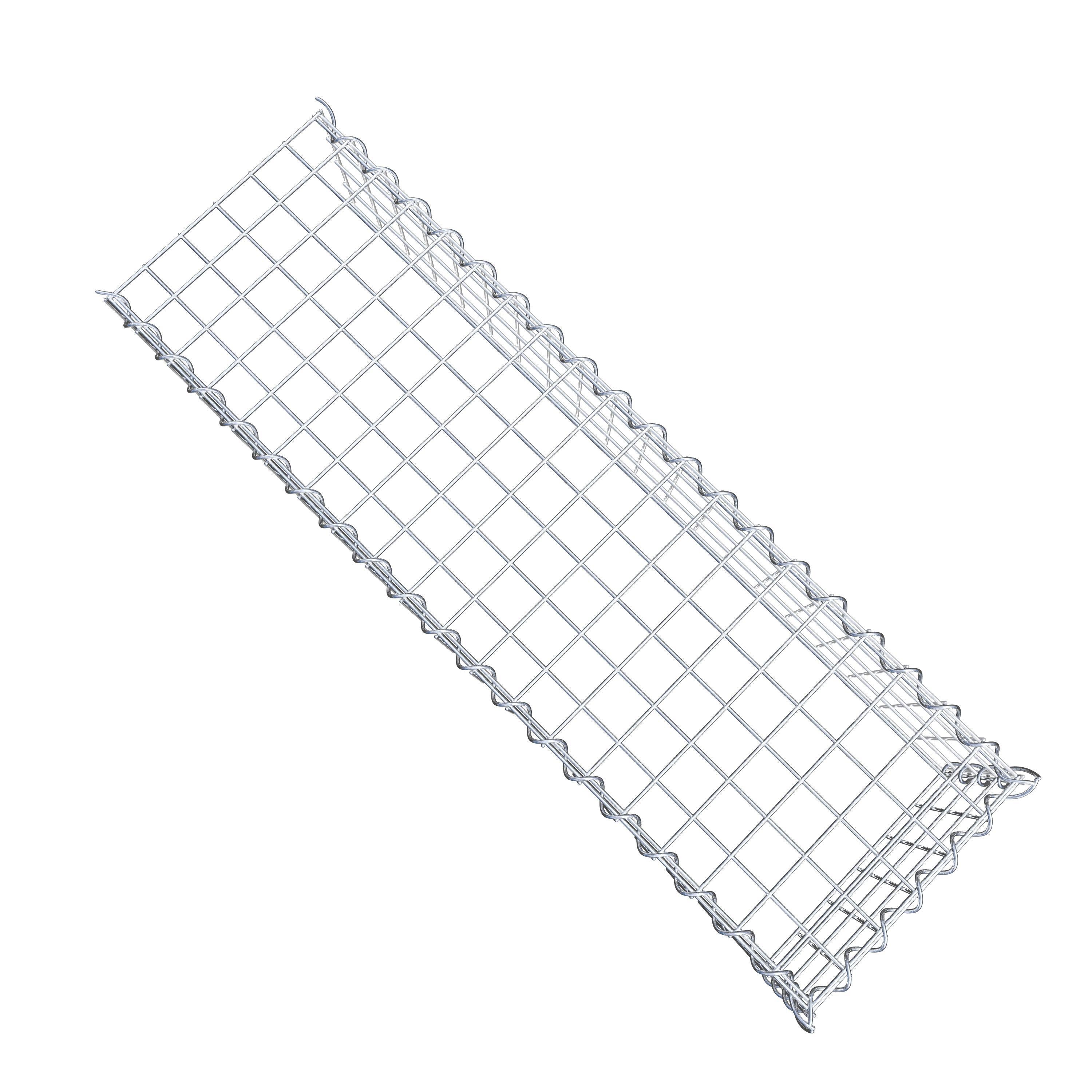 Grown-on gabion type 4 100 cm x 20 cm x 30 cm (L x H x D), mesh size 5 cm x 5 cm, spiral