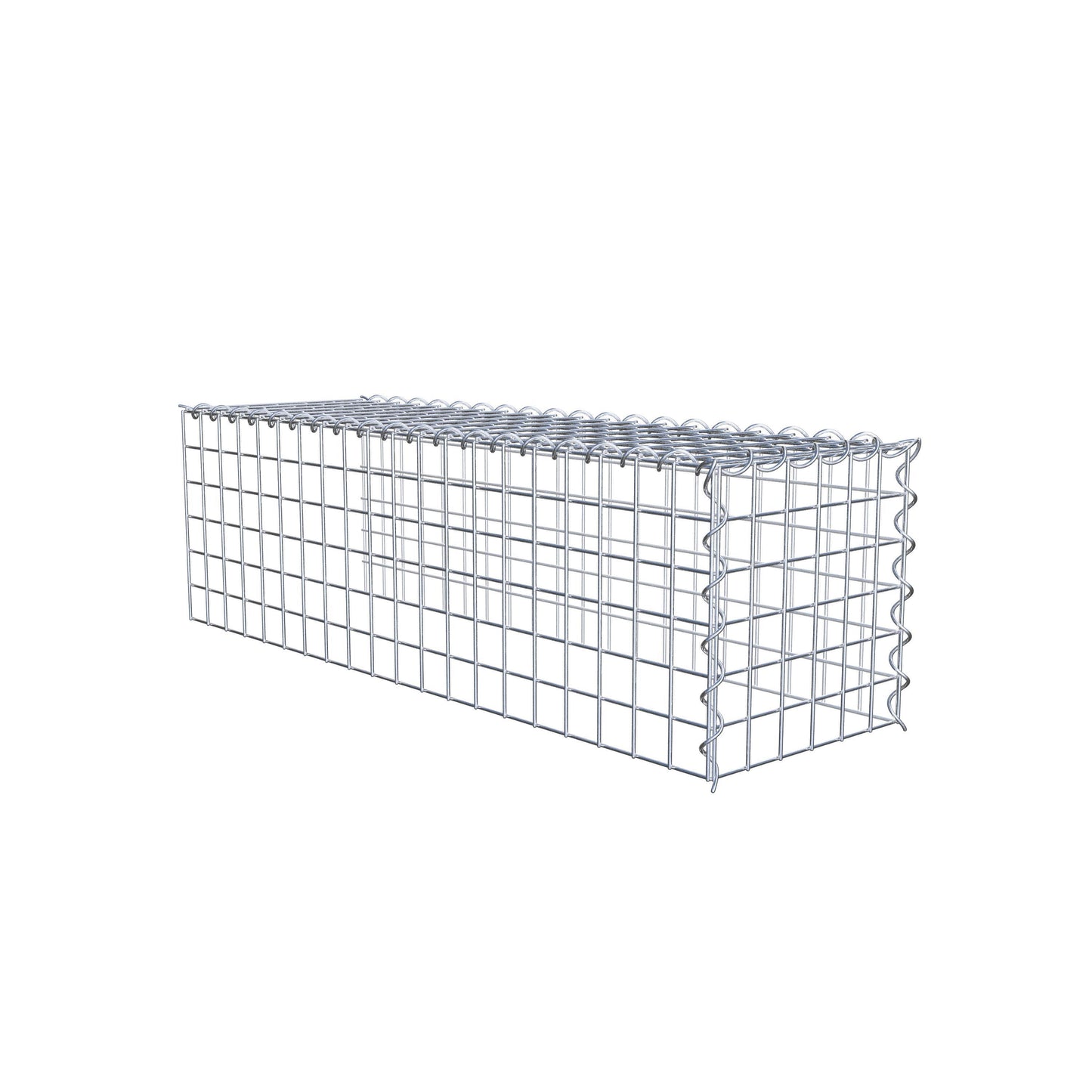 Extra gabion typ 4 100 cm x 30 cm x 30 cm (L x H x D), maskstorlek 5 cm x 5 cm, spiral