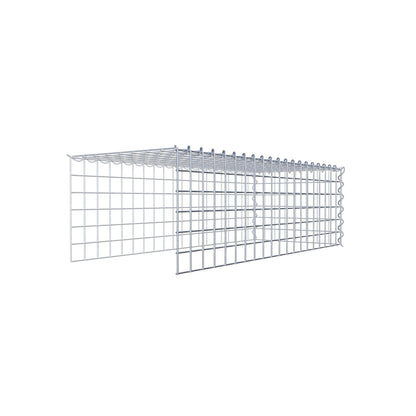 Gabião tipo 4 100 cm x 30 cm x 40 cm (C x A x P), malhagem 5 cm x 5 cm, espiral