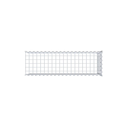 Gabion rapporté type 4 100 cm x 40 cm x 30 cm (L x H x P), mailles 5 cm x 5 cm, spirale