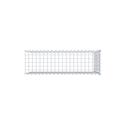 Anbaugabione Typ 4 100 cm x 60 cm x 30 cm (L x H x T), Maschenweite 5 cm x 5 cm, Spirale