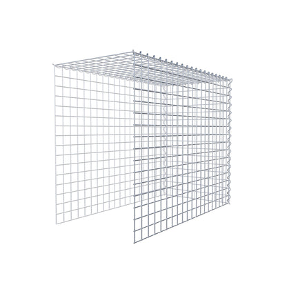 Extra gabion typ 4 100 cm x 80 cm x 50 cm (L x H x D), maskstorlek 5 cm x 5 cm, spiral