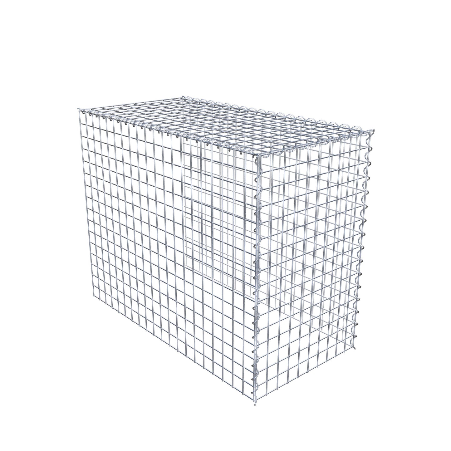 Extra gabion typ 4 100 cm x 80 cm x 50 cm (L x H x D), maskstorlek 5 cm x 5 cm, spiral