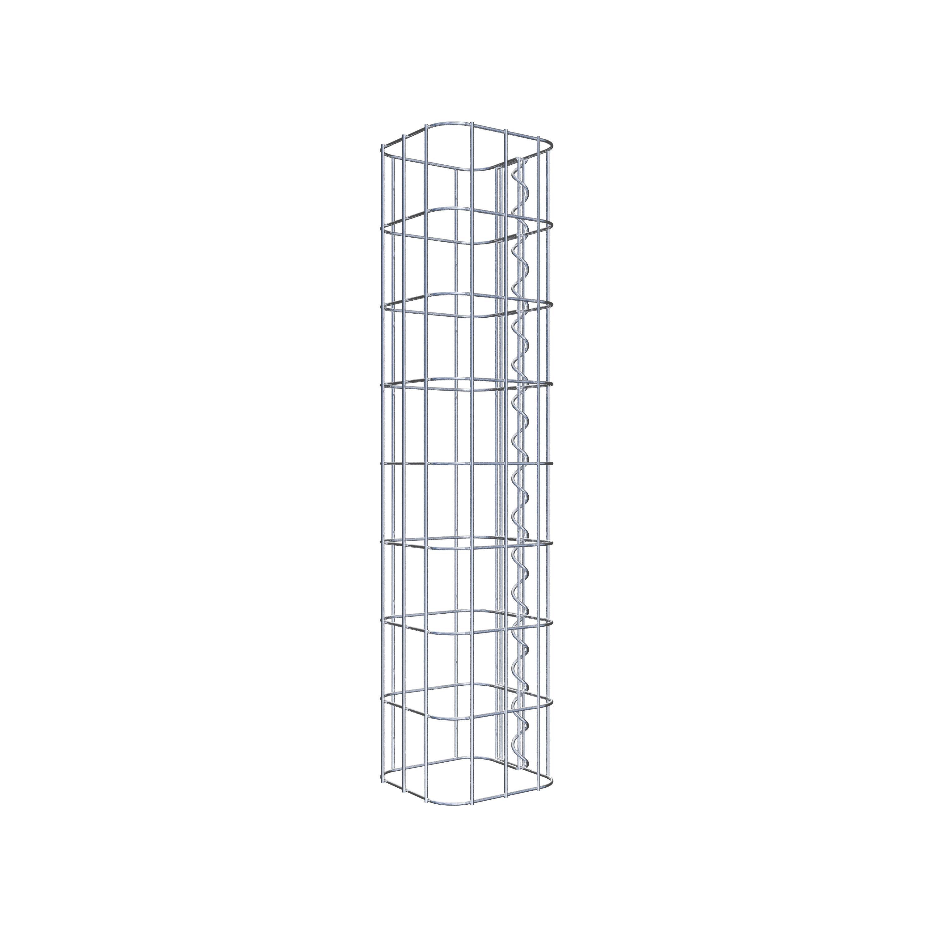 Gabion column square 17 cm x 17 cm, 80 cm height, MW 5 cm x 10 cm