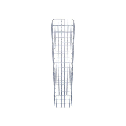 Colonne de gabion carrée 32 cm x 32 cm, 160 cm de hauteur, MW 5 cm x 10 cm