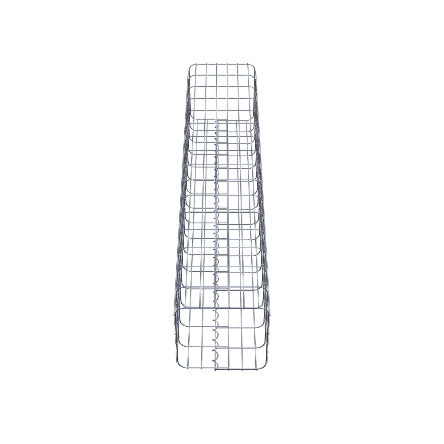 Colonne de gabion carrée 32 cm x 32 cm, 160 cm de hauteur, MW 5 cm x 10 cm