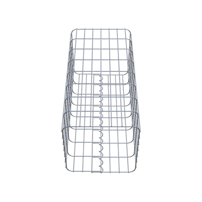 Schanskorfzuil, hoekig 37 cm x 37 cm, 80 cm hoog, MW 5 cm x 10 cm