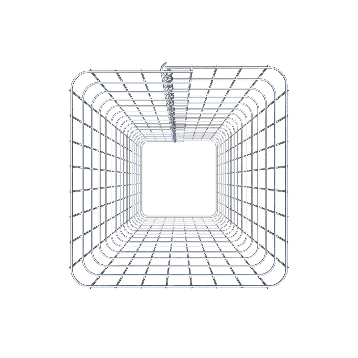 Colonna di gabbioni, angolare 42 cm x 42 cm, alta 160 cm, MW 5 cm x 10 cm