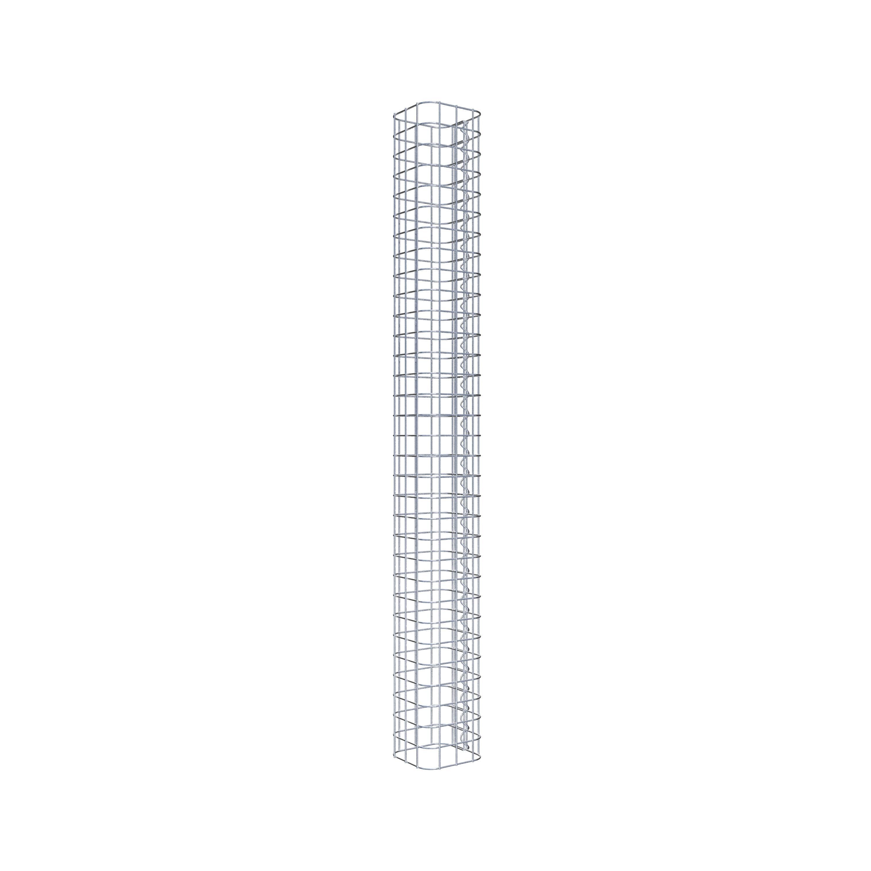 Gabion column square 17 cm x 17 cm, 160 cm height, MW 5 cm x 5 cm