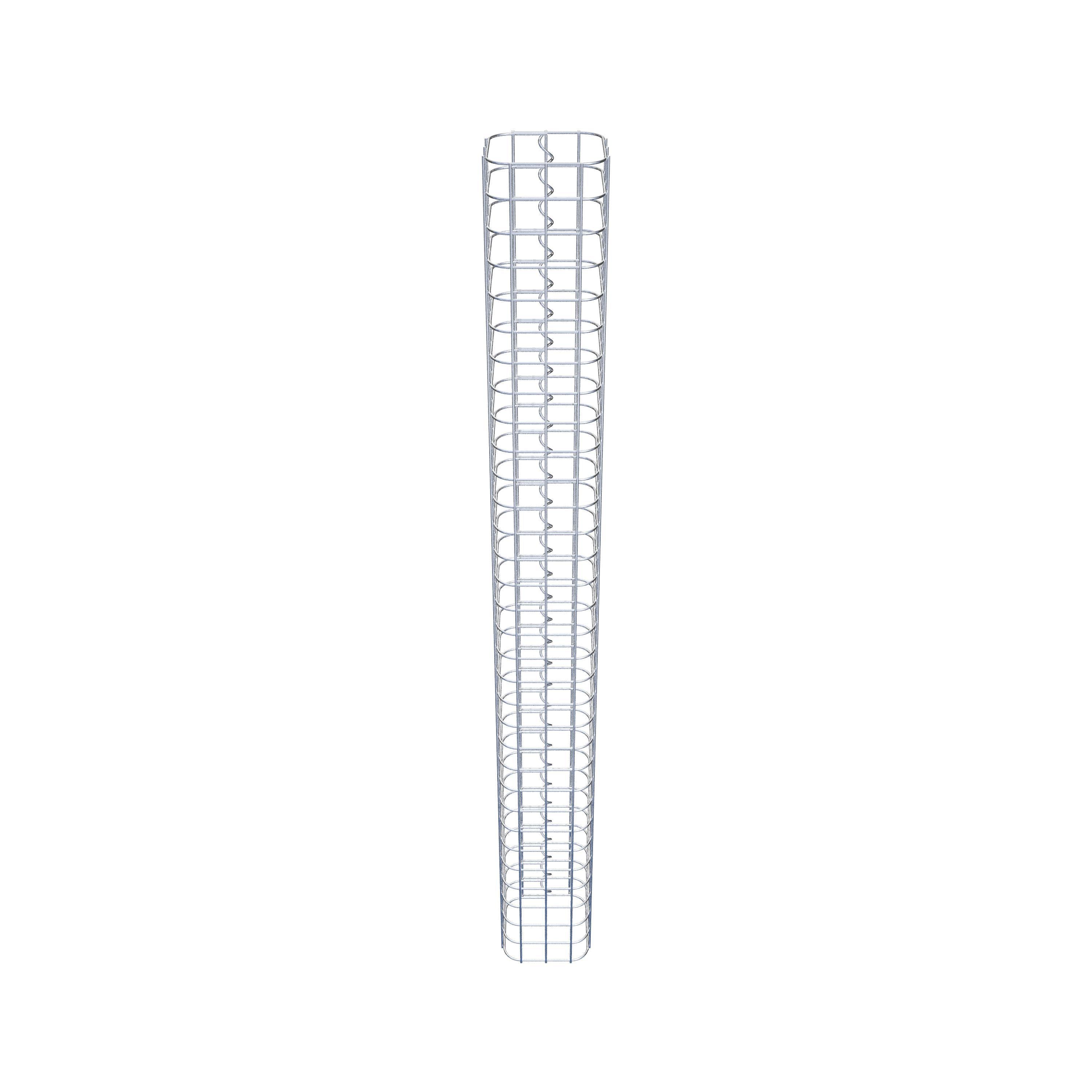 Gabion column square 17 cm x 17 cm, 160 cm height, MW 5 cm x 5 cm