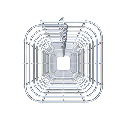 Gabion column square 17 cm x 17 cm, 160 cm height, MW 5 cm x 5 cm