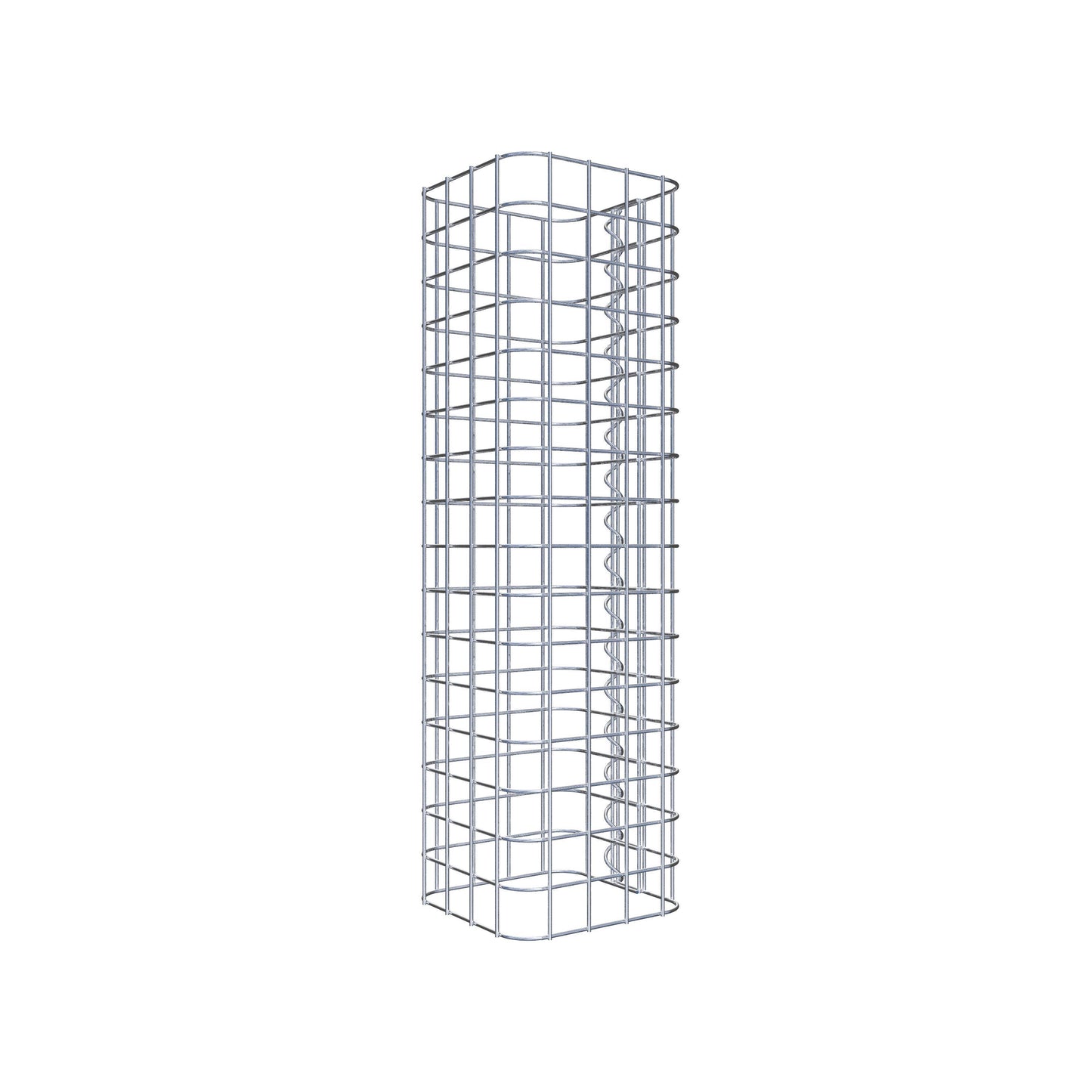 Colonne de gabion carrée 22 cm x 22 cm, hauteur 80 cm, MW 5 cm x 5 cm