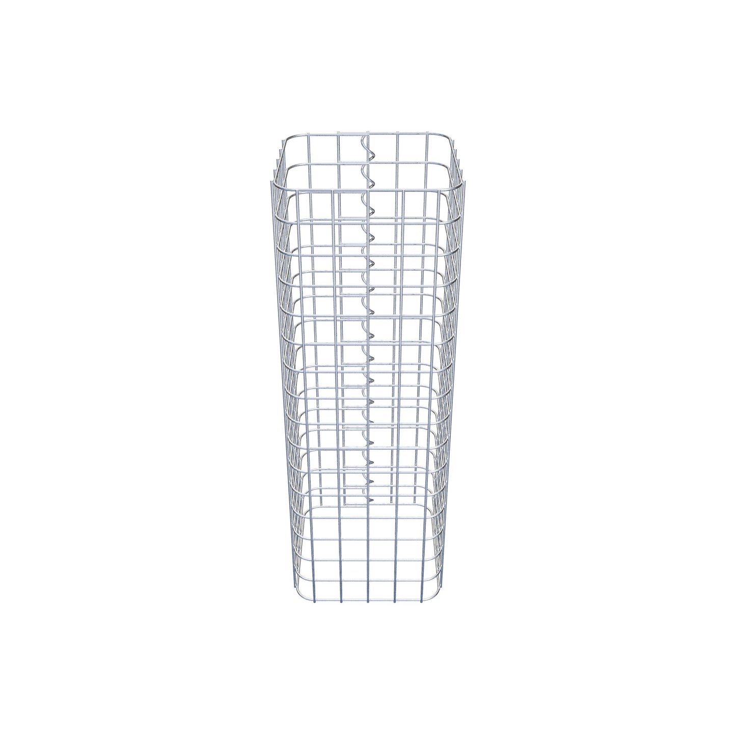 Colonne de gabion carrée 27 cm x 27 cm, hauteur 80 cm, MW 5 cm x 5 cm