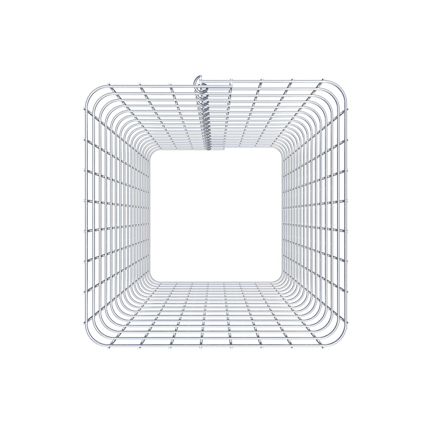 Colonne de gabion carrée 42 cm x 42 cm, hauteur 80 cm, MW 5 cm x 5 cm