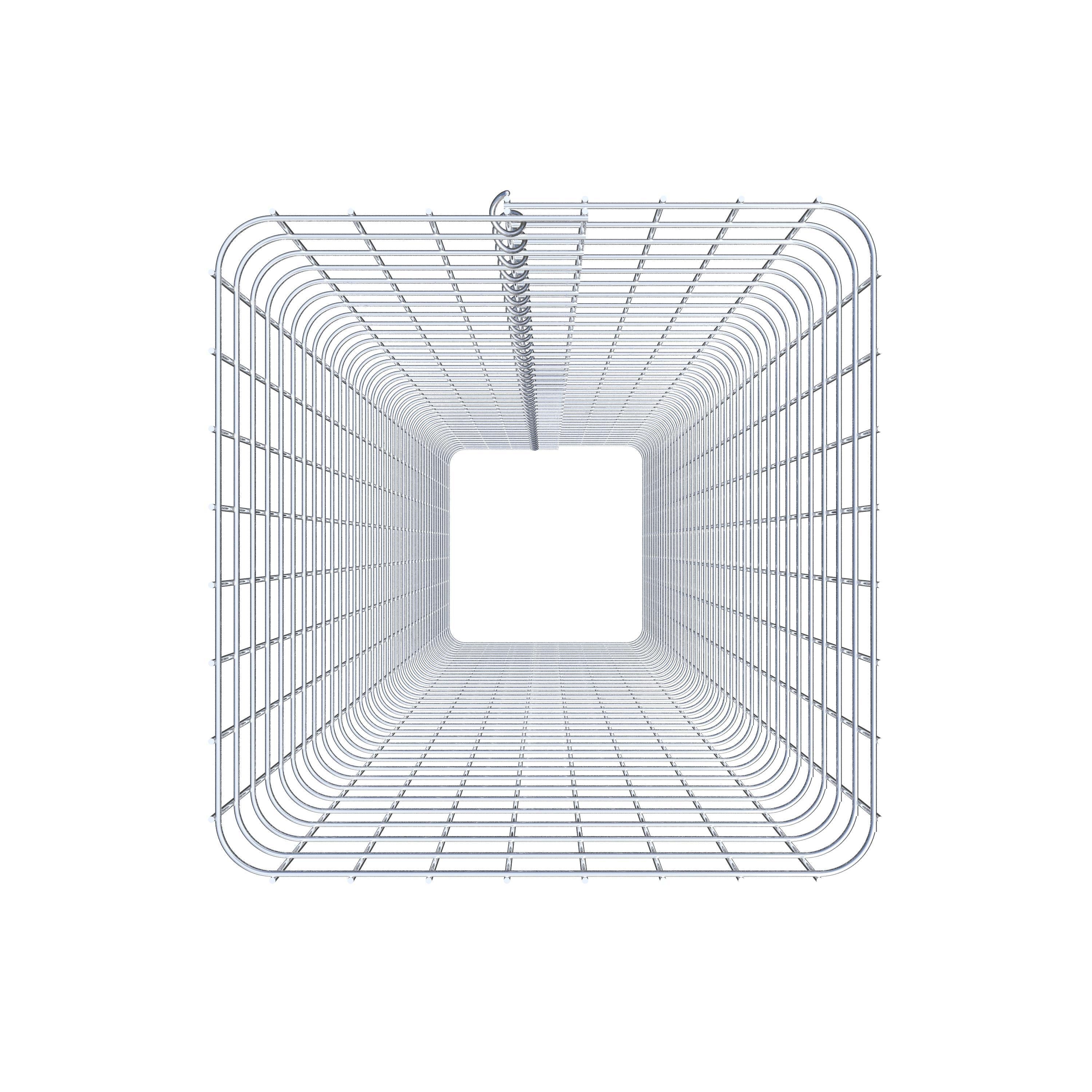Coluna de gabião quadrada 42 cm x 42 cm, 200 cm de altura, PM 5 cm x 5 cm