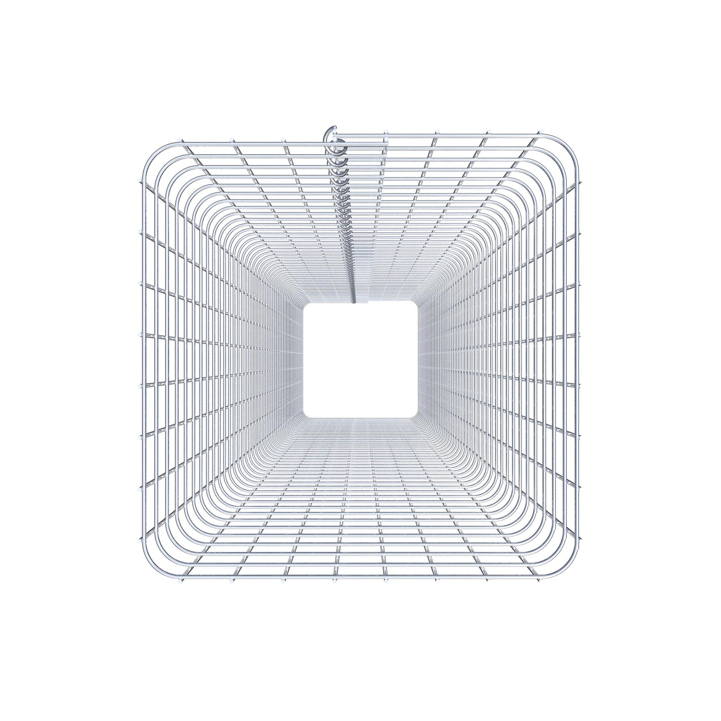 Columna de gaviones angular 42 cm x 42 cm, 230 cm de altura, MW 5 cm x 5 cm