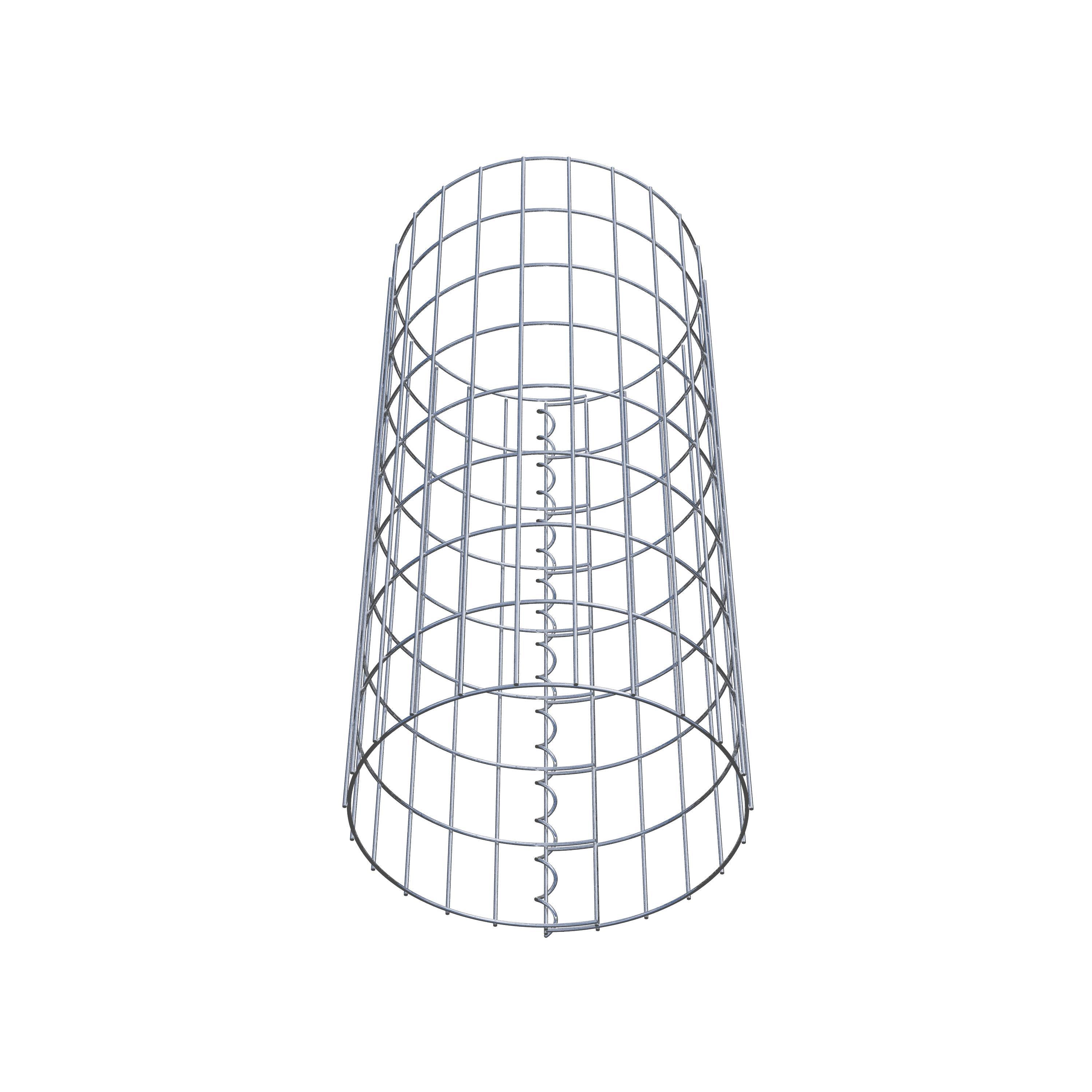 Gabionsøjle ca. 37 cm diameter, 80 cm højde, maskestørrelse 5 cm x 10 cm