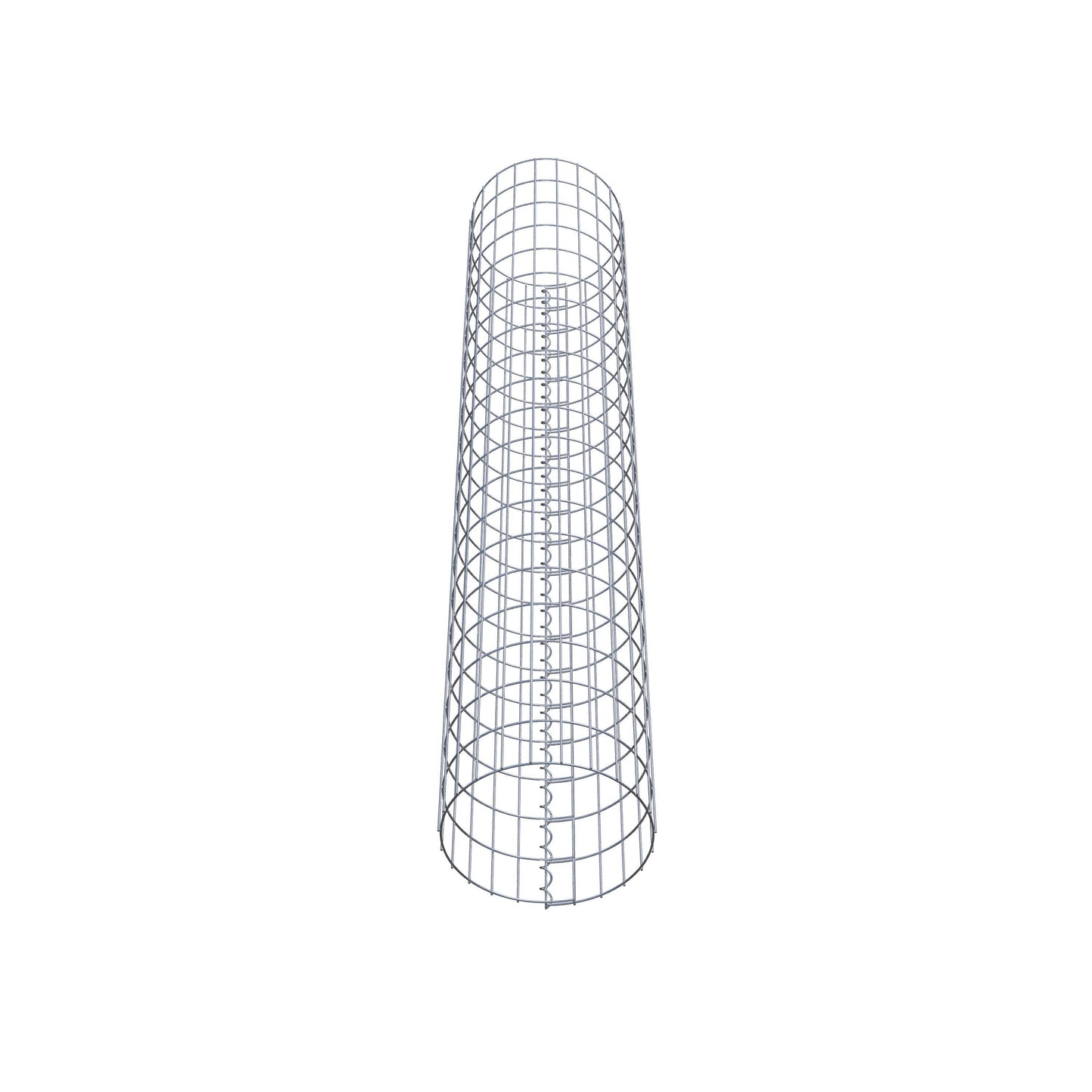 Colonne de gabion ronde 37 cm de diamètre, 200 cm de hauteur, mailles 5 cm x 10 cm