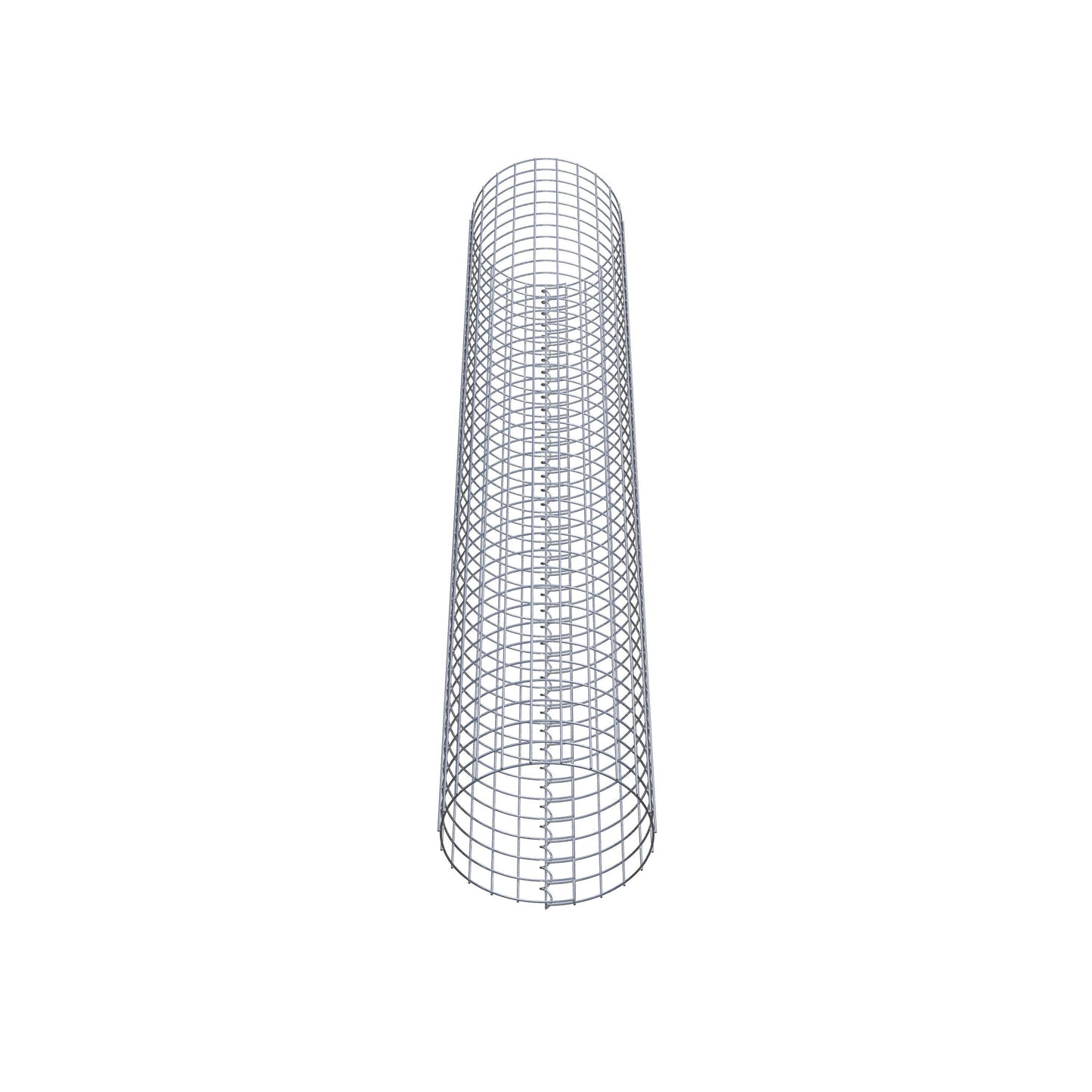 Gabionensäule rund 37  cm Durchmesser, 200  cm Höhe, Maschenweite 5 cm x 5 cm