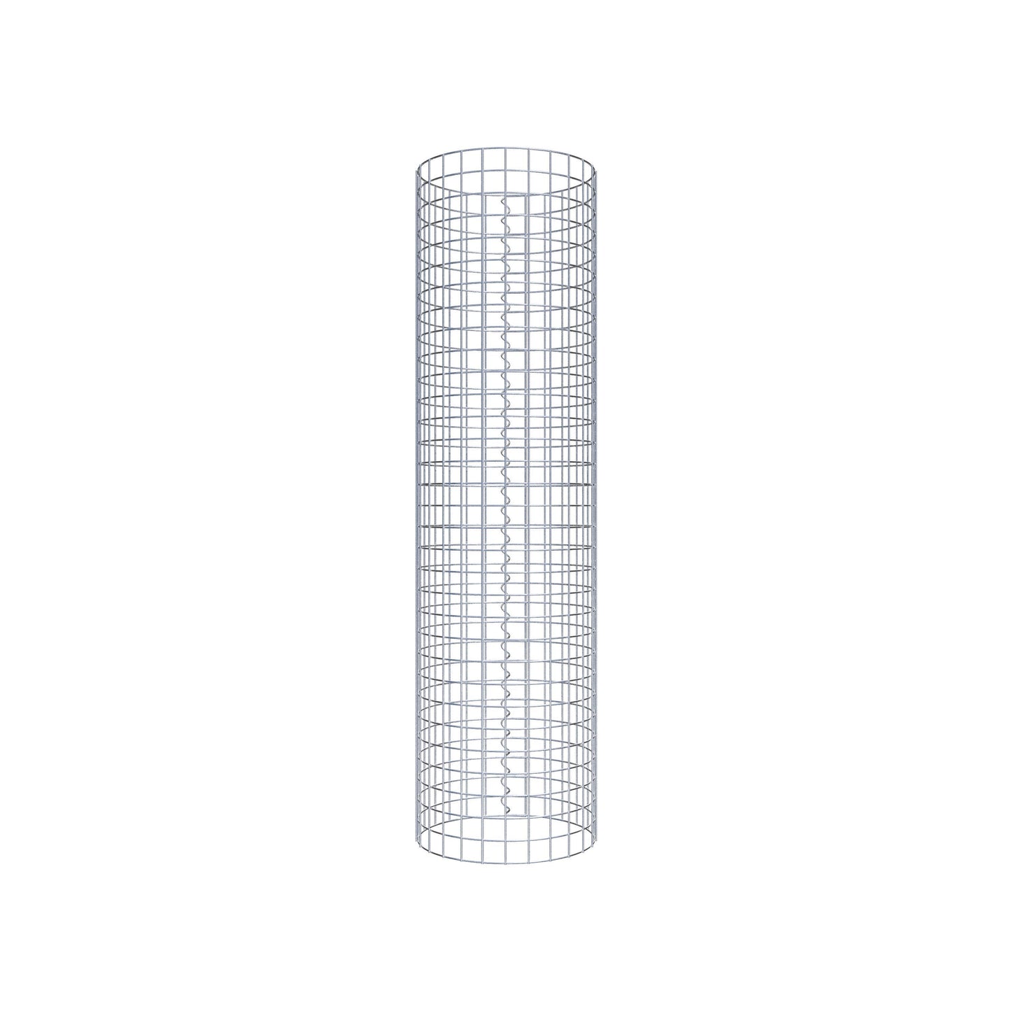 Colonne de gabion ronde 42 cm de diamètre, 160 cm de hauteur, maille 5 cm x 5 cm