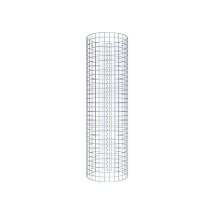 Gabionpelare rund 47 cm diameter, 160 cm höjd, maskstorlek 5 cm x 5 cm