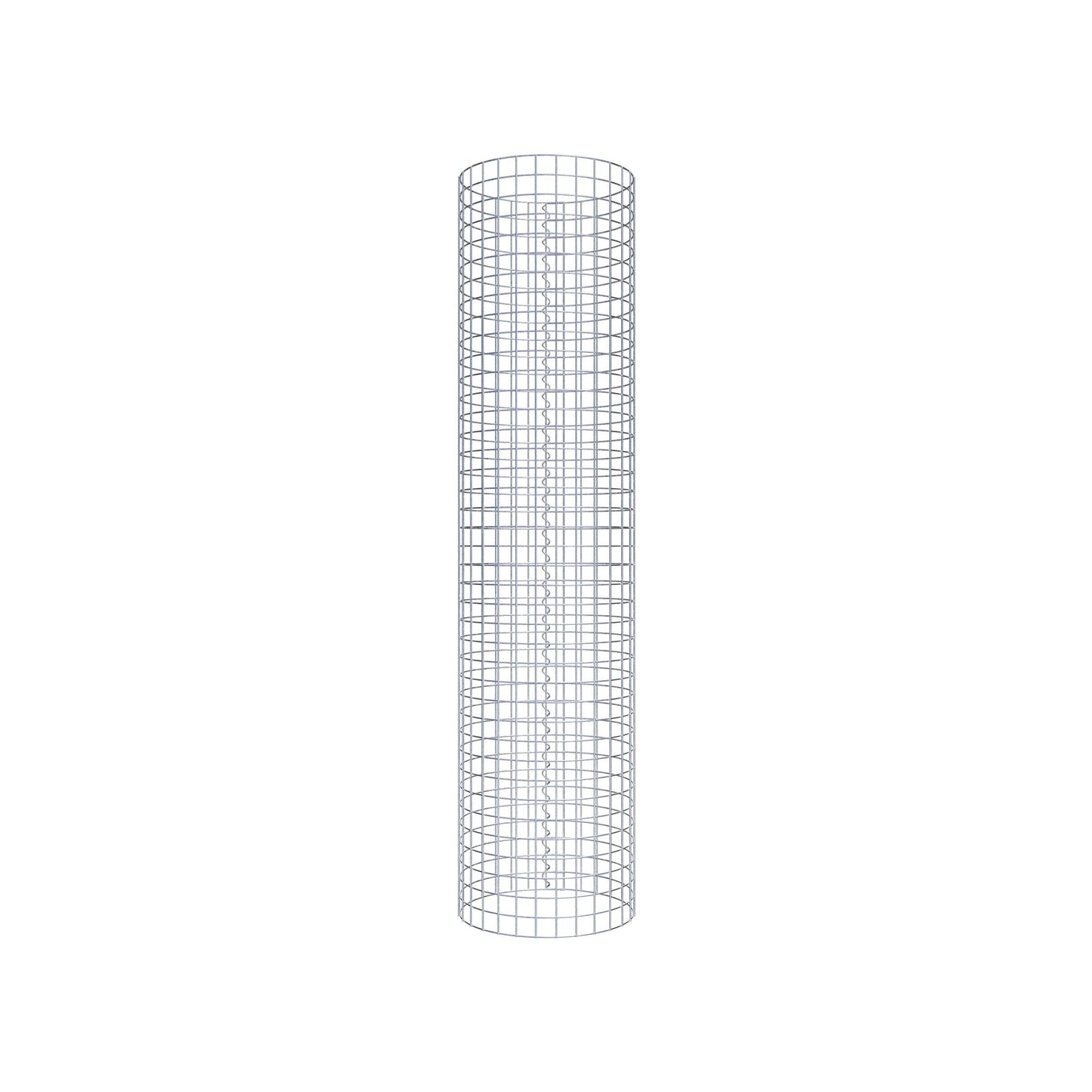 Colonne de gabion ronde 47 cm de diamètre, 200 cm de hauteur, maille 5 cm x 5 cm