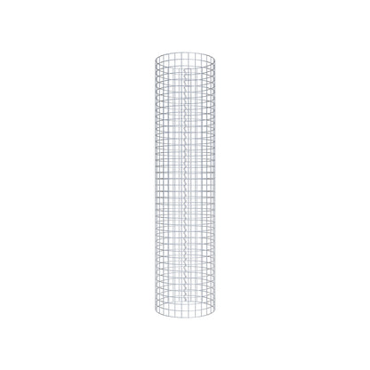 Colonne de gabion ronde 47 cm de diamètre, 200 cm de hauteur, maille 5 cm x 5 cm
