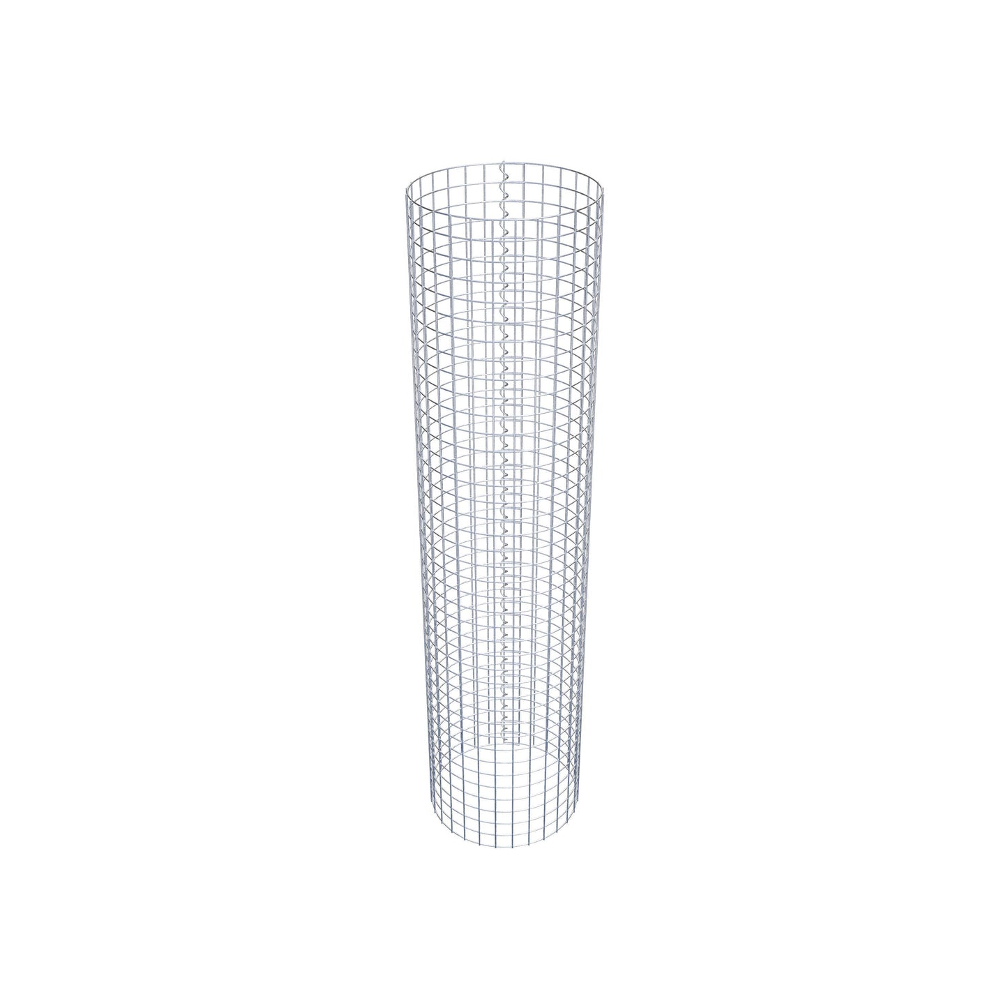 Colonne de gabion ronde 47 cm de diamètre, 200 cm de hauteur, maille 5 cm x 5 cm