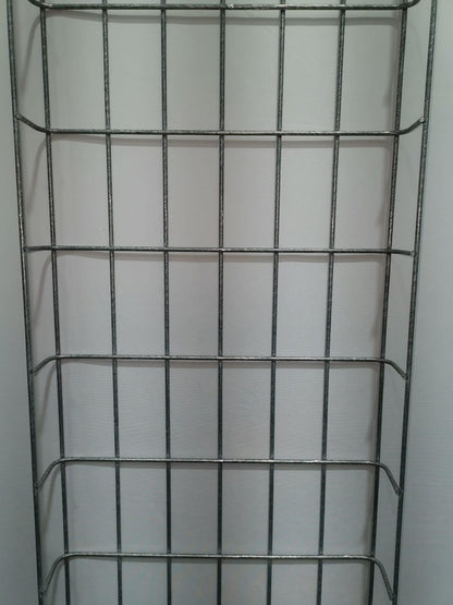 Comprimento do duto de cabos 29 cm, profundidade 5 cm, tamanho da malha 5 x 10 cm