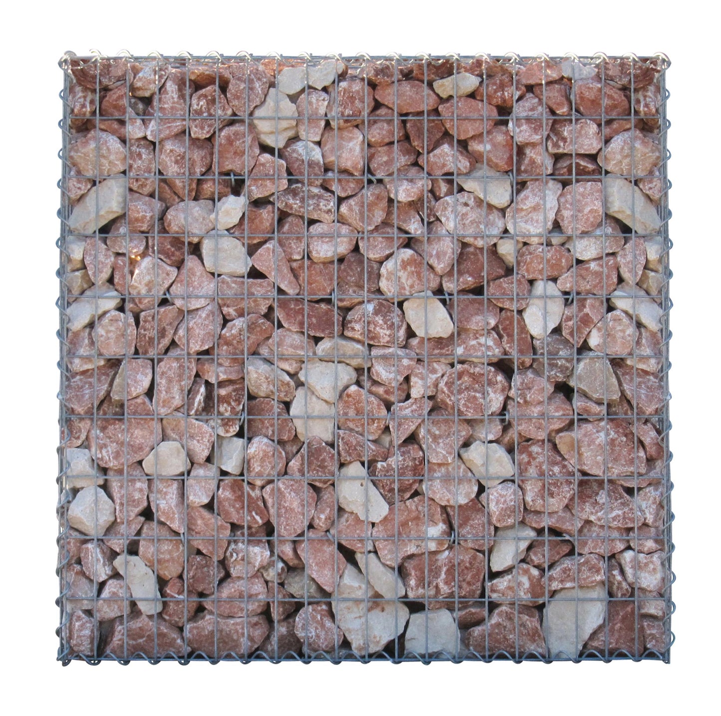 Gabion 100 cm x 100 cm x 30 cm (L x H x P), mailles 5 cm x 10 cm, spirale