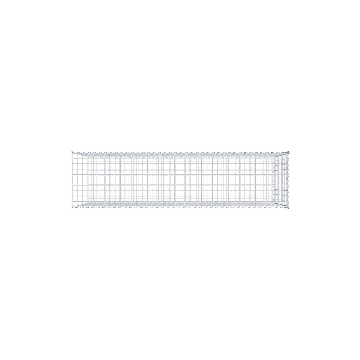 Anbaugabione Typ 2 200 cm x 100 cm x 50 cm (L x H x T), Maschenweite 5 cm x 10 cm, Spirale