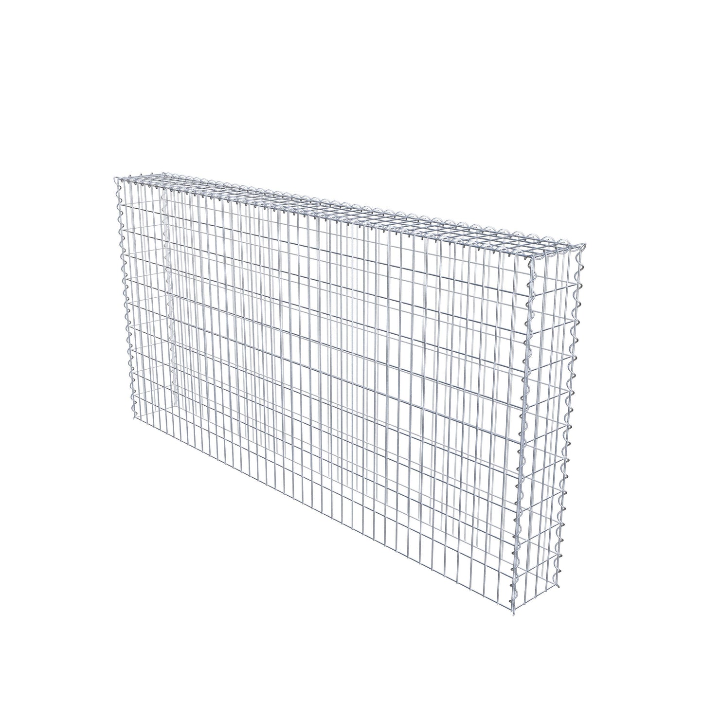 Extra gabion typ 3 200 cm x 100 cm x 20 cm (L x H x D), maskstorlek 5 cm x 10 cm, spiral
