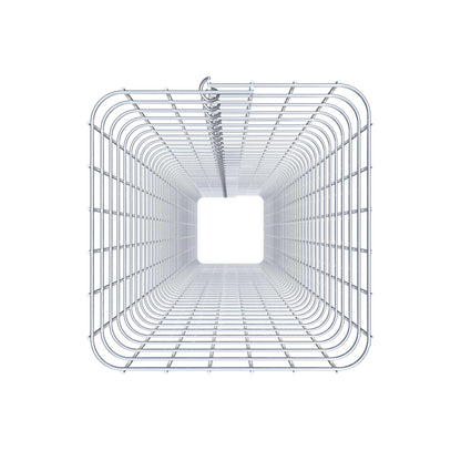 Gabionensäule eckig feuerverzinkt, 32 cm x 32 cm, 200 cm Höhe, MW 5 cm x 5 cm