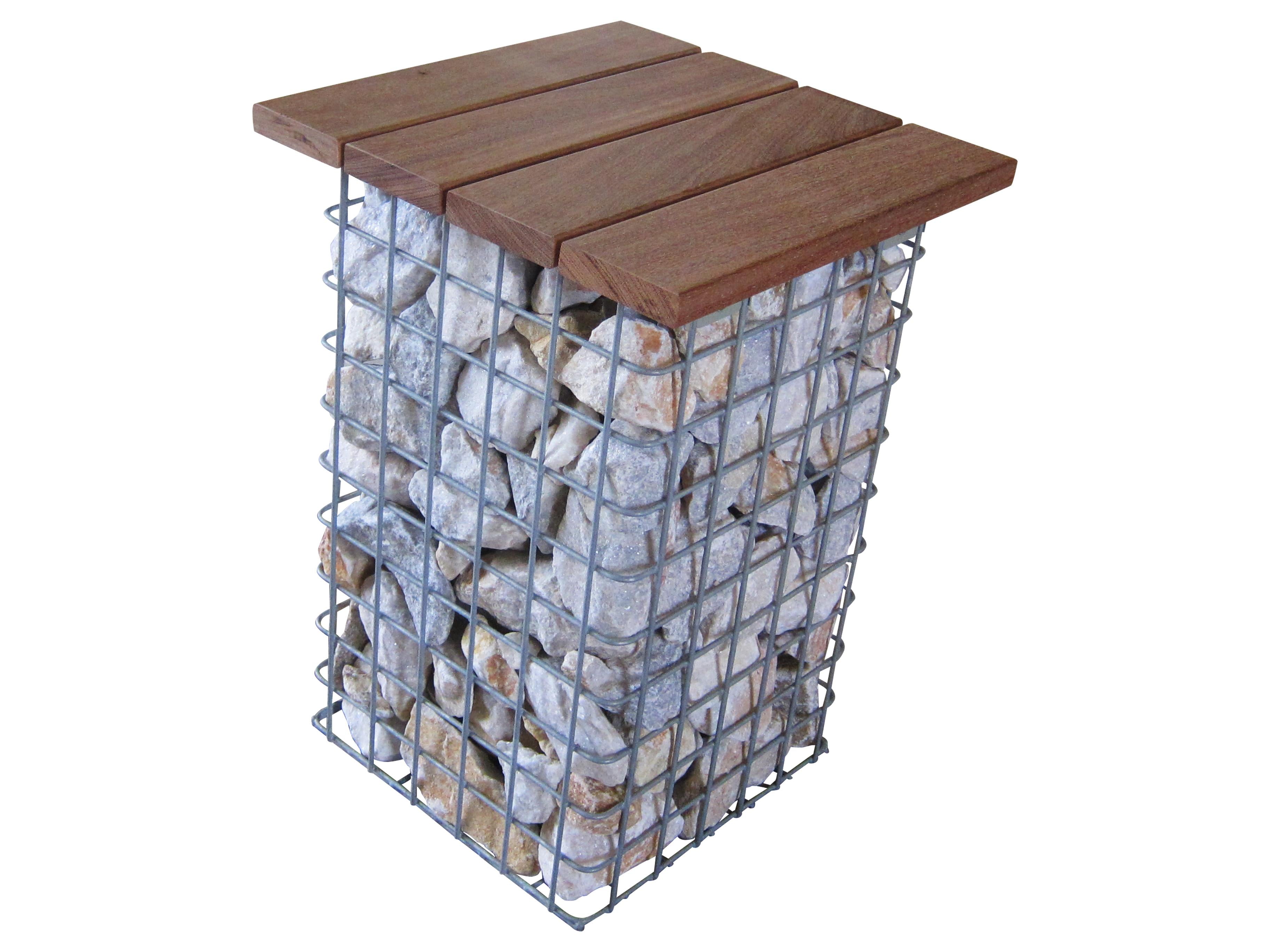 Banco galvanizado a quente MW 5 x 5 cm, CUMARU