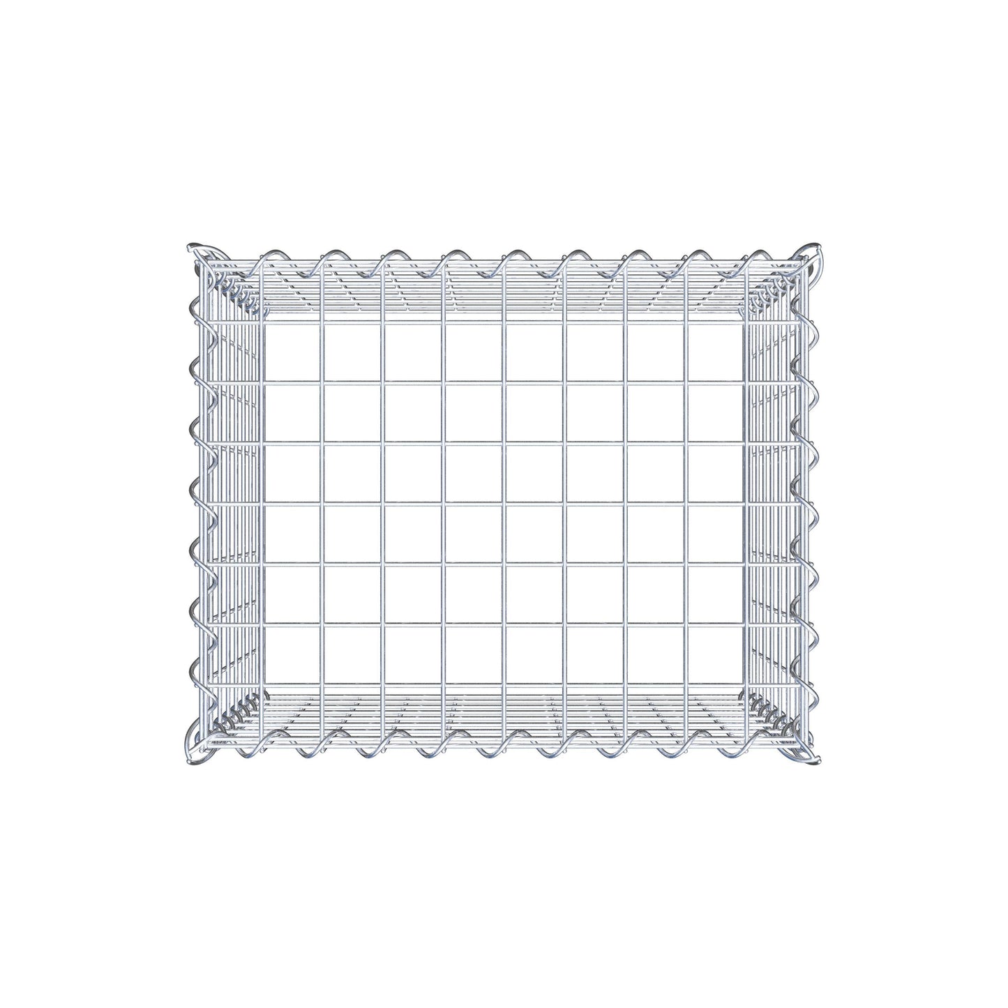 Gabbione aggiuntivo tipo 3 50 cm x 40 cm x 40 cm (L x H x P), dimensione maglia 5 cm x 5 cm, a spirale