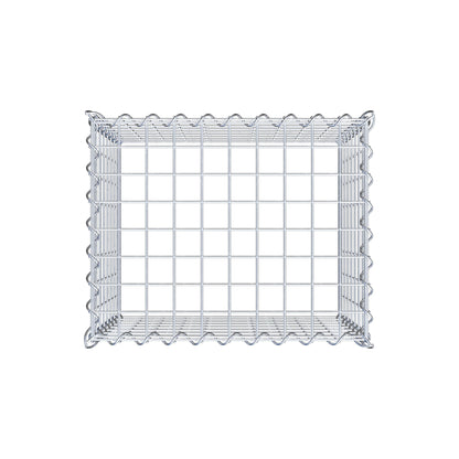 Gabbione aggiuntivo tipo 3 50 cm x 40 cm x 40 cm (L x H x P), dimensione maglia 5 cm x 5 cm, a spirale