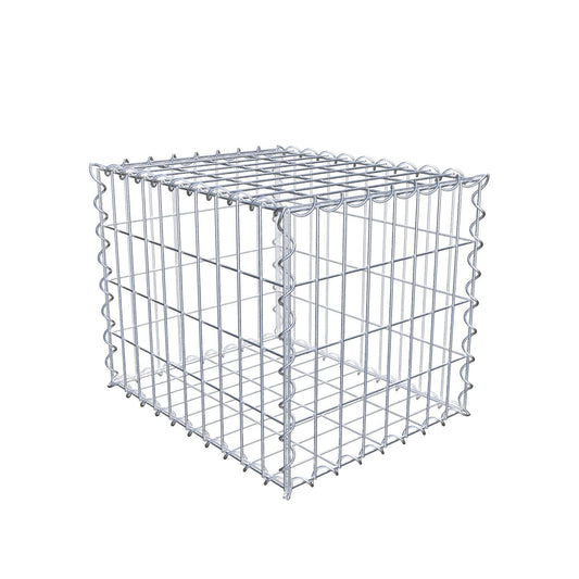 Gabion 50 cm x 40 cm x 40 cm (L x H x D), maskstorlek 5 cm x 10 cm, spiral