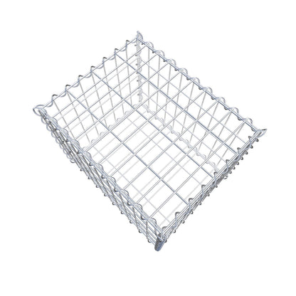 Gabion 50 cm x 40 cm x 40 cm (L x H x D), maskstorlek 5 cm x 10 cm, spiral