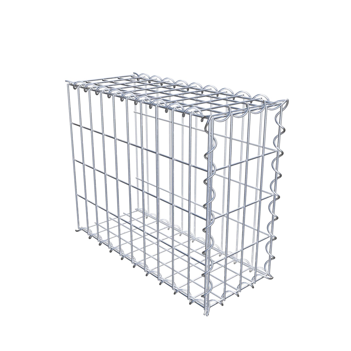 Gabbione aggiuntivo tipo 2 50 cm x 40 cm x 20 cm (L x H x P), dimensione maglia 5 cm x 10 cm, a spirale