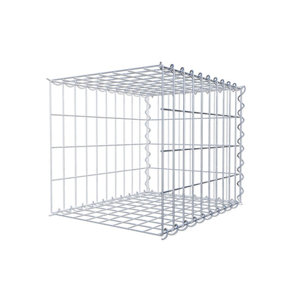 Gabion rapporté type 2 50 cm x 40 cm x 40 cm (L x H x P), mailles 5 cm x 10 cm, spirale